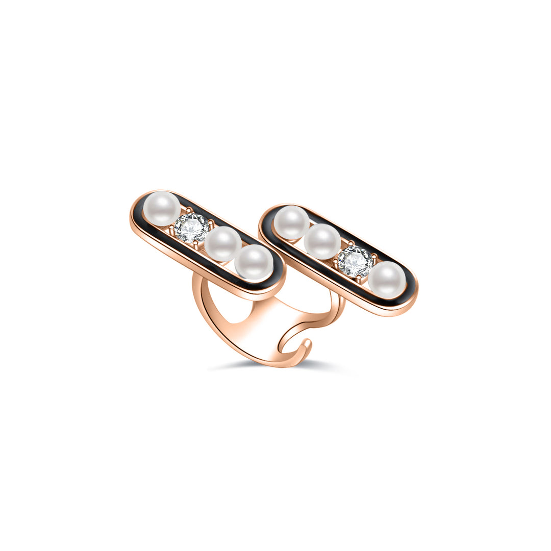 Top Grade Freshwater Pearl Ring WR00224 | DECO - PEARLY LUSTRE