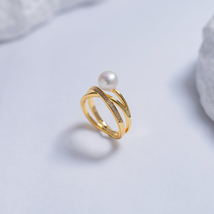 Freshwater Pearl Ring WR00227 | CONNECT - PEARLY LUSTRE