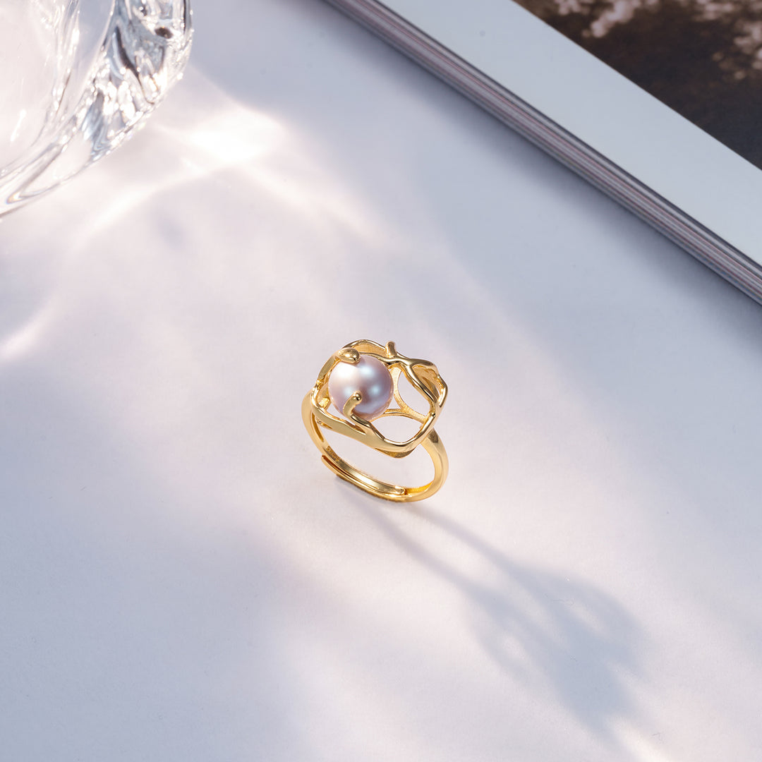 Freshwater Pearl Ring WR00233 | Vista - PEARLY LUSTRE