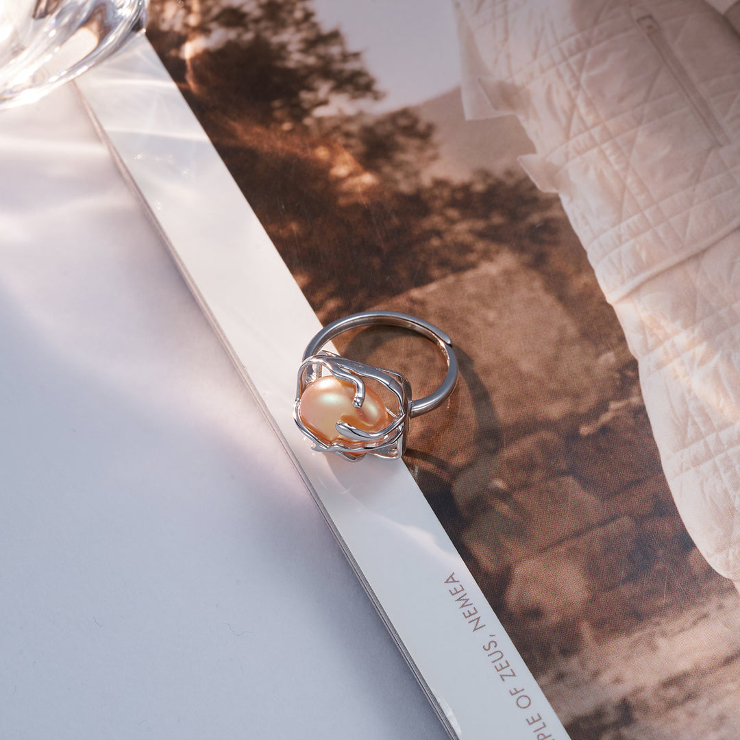 Freshwater Pearl Ring WR00233 | Vista - PEARLY LUSTRE