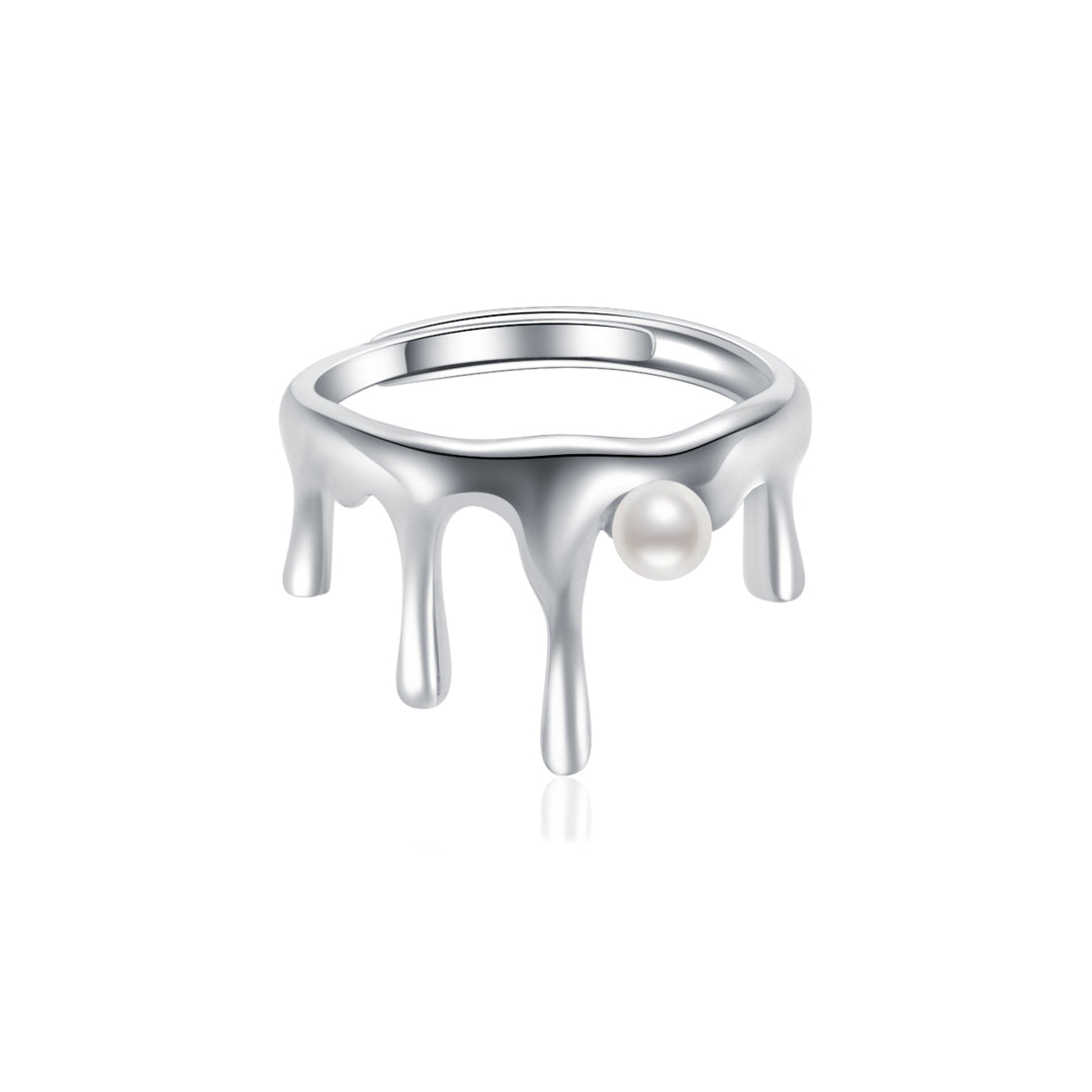 Top Grade Freshwater Pearl Ring WR00239 | FLUID - PEARLY LUSTRE