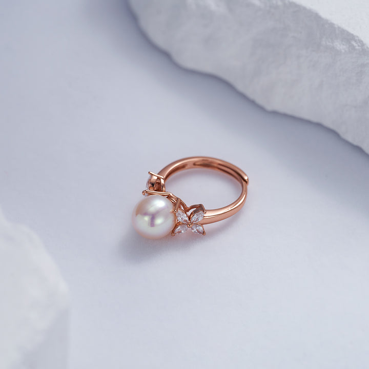 Top Grade Freshwater Pearl Ring WR00244 | EVERLEAF - PEARLY LUSTRE