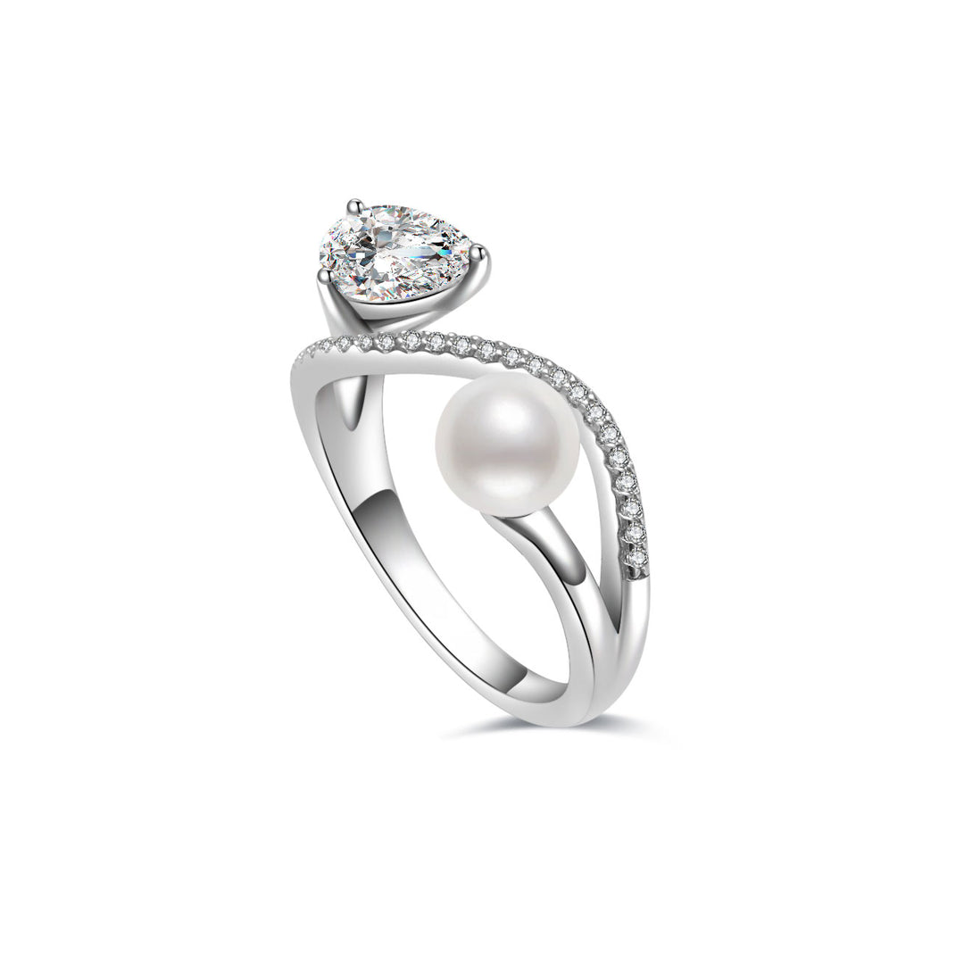 Top Grade Freshwater Pearl Ring WR00265 | EVERLEAF - PEARLY LUSTRE