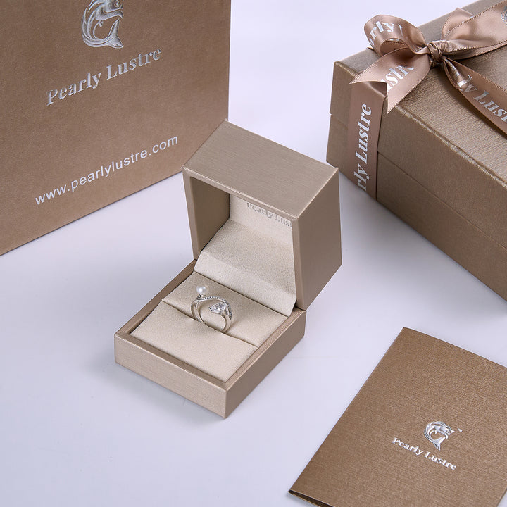 Top Grade Freshwater Pearl Ring WR00265 | EVERLEAF - PEARLY LUSTRE