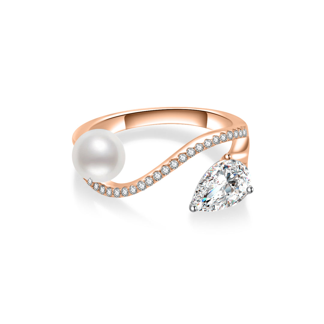 Top Grade Freshwater Pearl Ring WR00286 | EVERLEAF - PEARLY LUSTRE