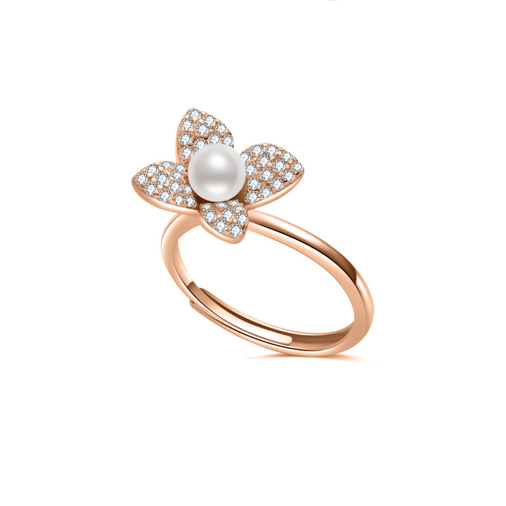 Top Grade Freshwater Pearl Rings WR00306 | BLOOM - PEARLY LUSTRE