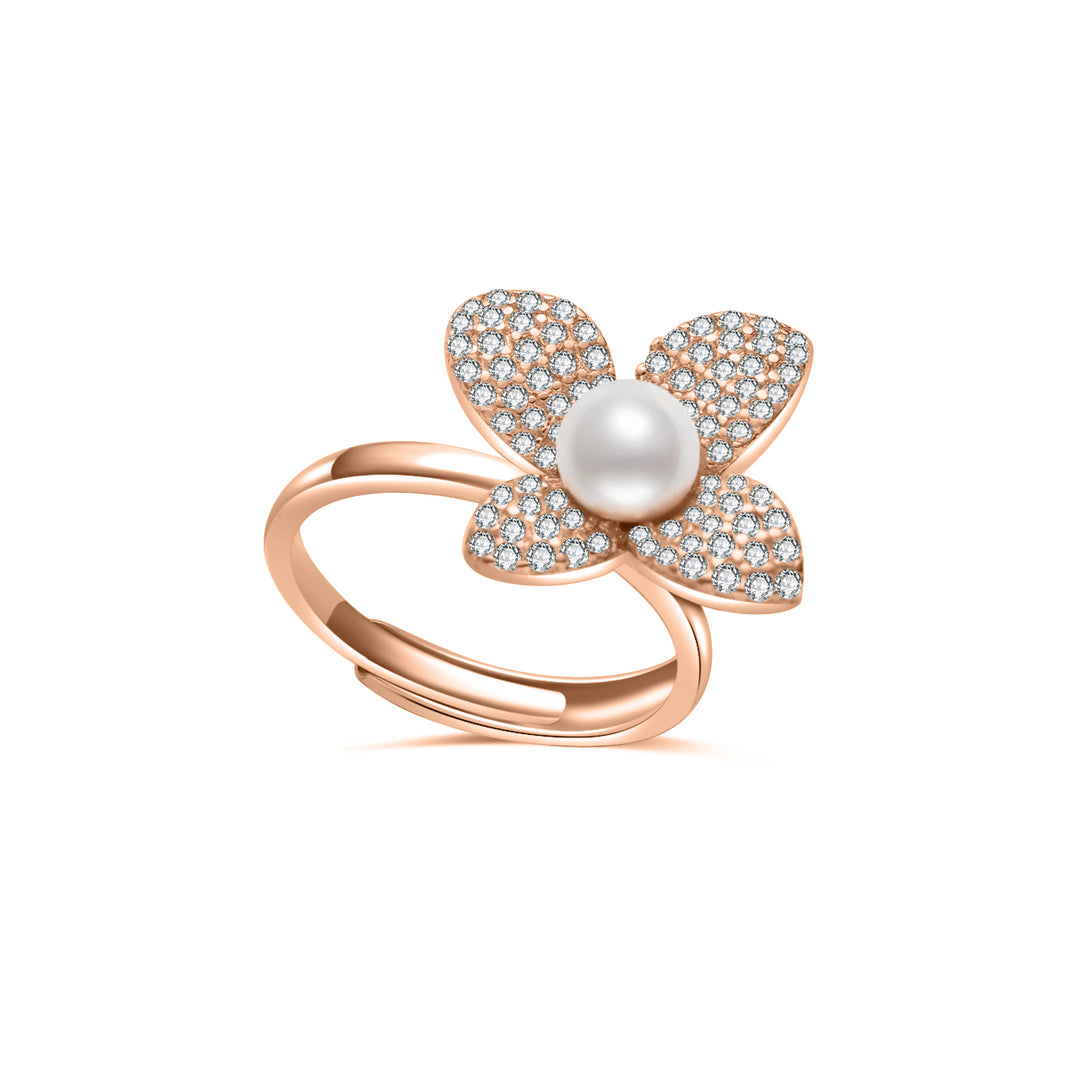 Top Grade Freshwater Pearl Rings WR00288 | BLOOM - PEARLY LUSTRE