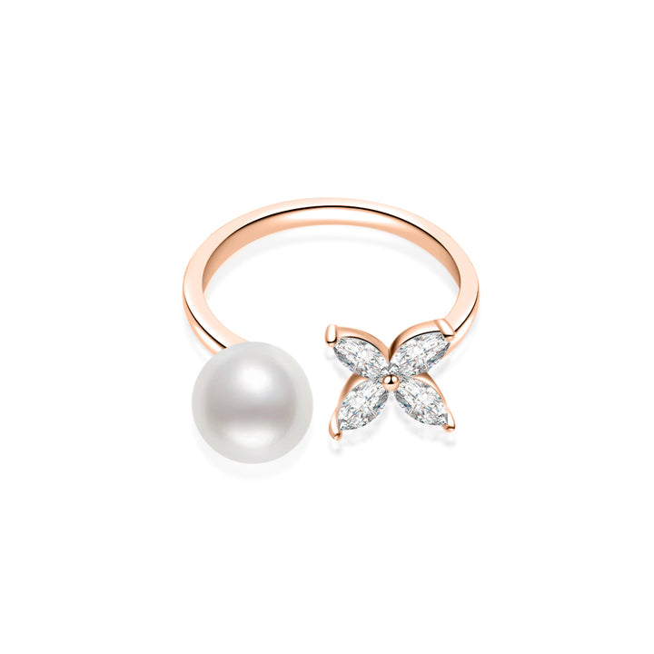Top Grade Freshwater Pearl Ring WR00289 | EVERLEAF - PEARLY LUSTRE