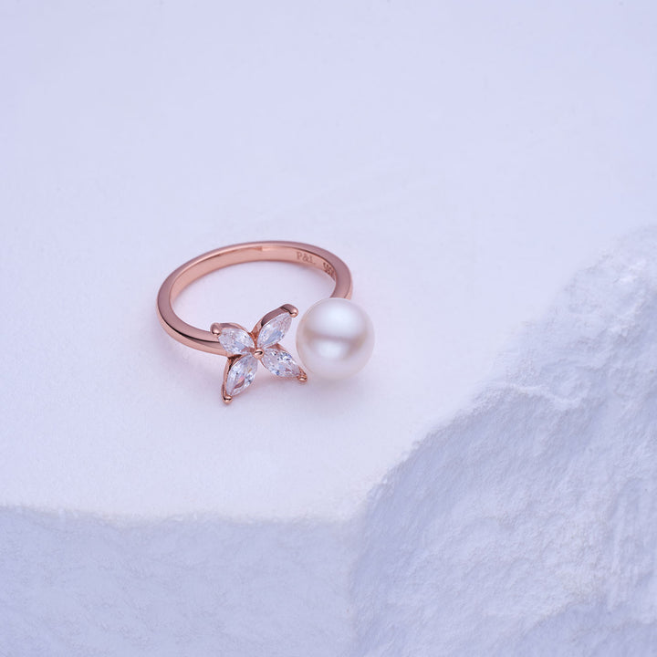 Top Grade Freshwater Pearl Ring WR00289 | EVERLEAF - PEARLY LUSTRE