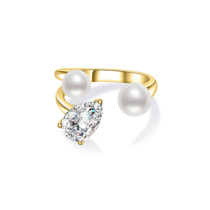 Top Grade Freshwater Pearl Ring WR00290 | EVERLEAF - PEARLY LUSTRE