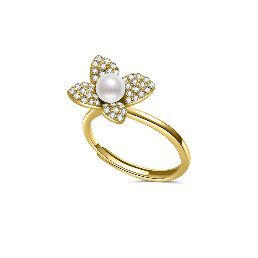 Top Grade Freshwater Pearl Rings WR00307 | BLOOM - PEARLY LUSTRE