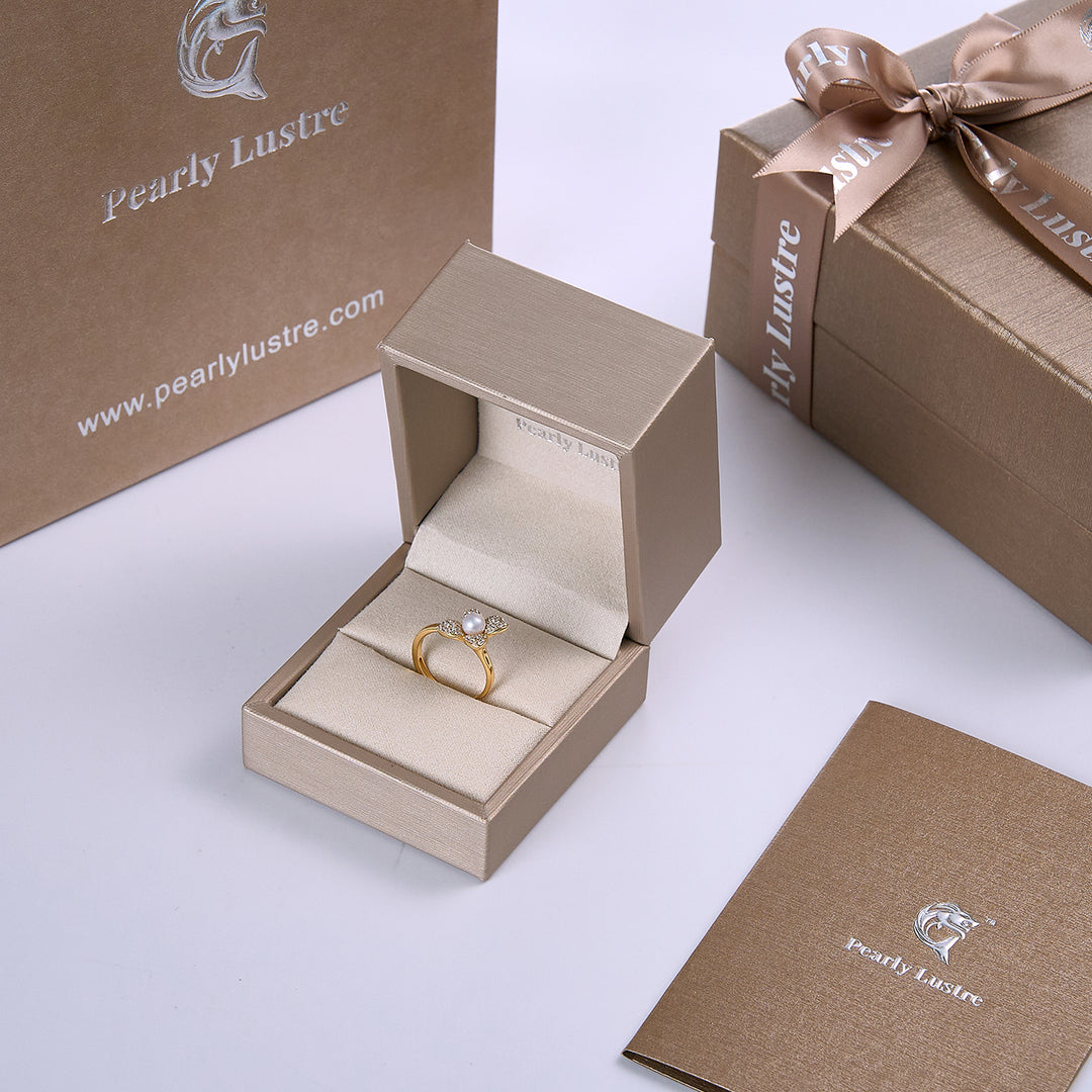 Top Grade Freshwater Pearl Rings WR00307 | BLOOM - PEARLY LUSTRE