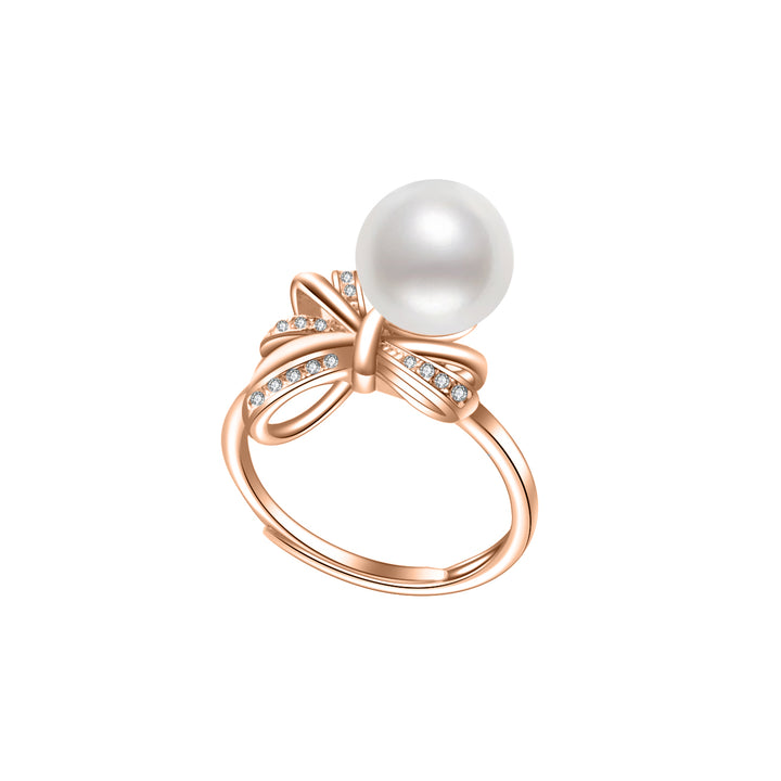 Freshwater Pearl Ring WR00314 | RIBBON - PEARLY LUSTRE