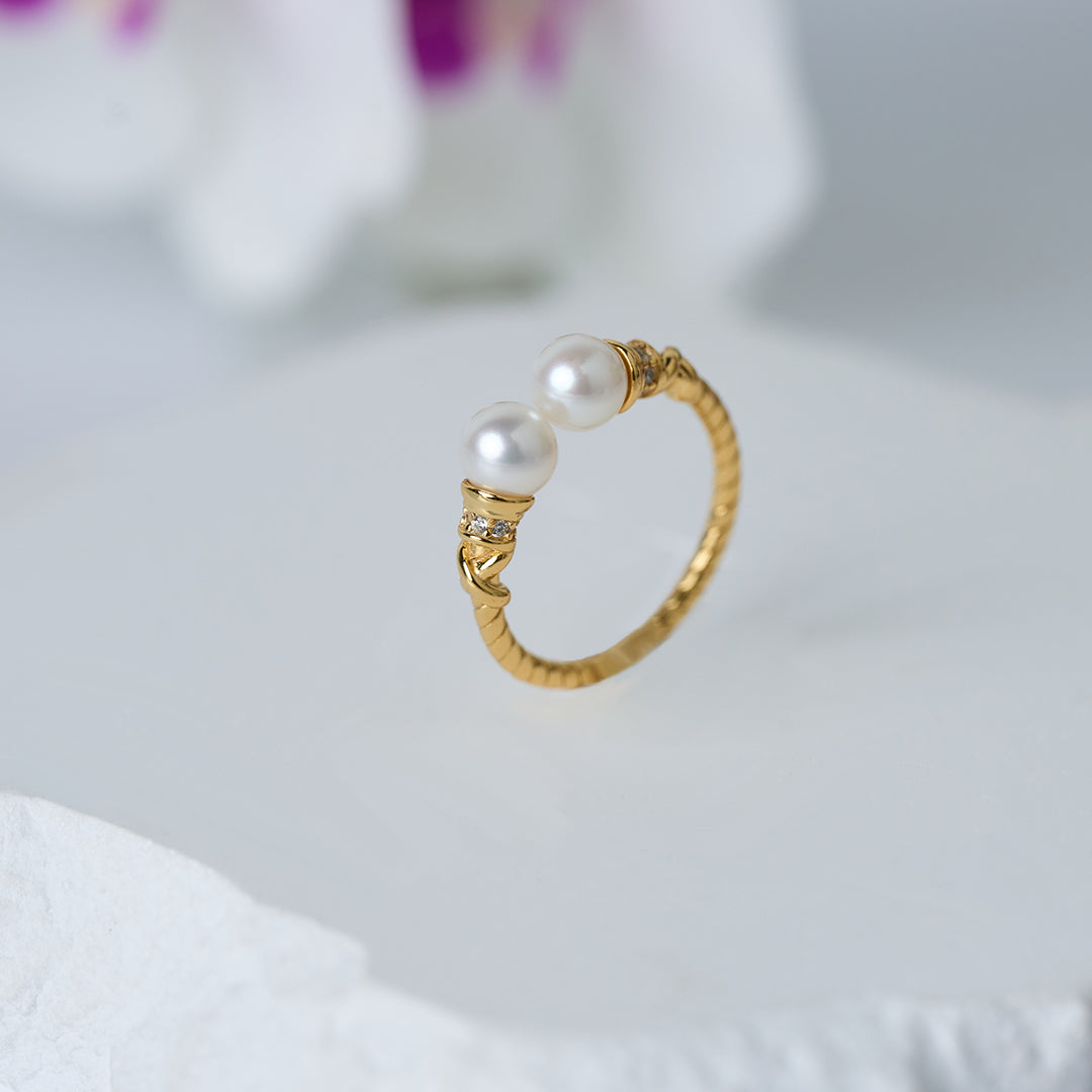Asian Civilisations Museum Top Grade Freshwater Pearl Ring WR00321 | ACM Collection - PEARLY LUSTRE