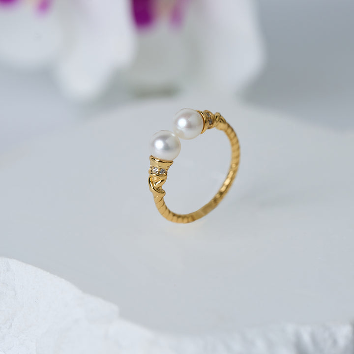 Asian Civilisations Museum Top Grade Freshwater Pearl Ring WR00321 | ACM Collection - PEARLY LUSTRE