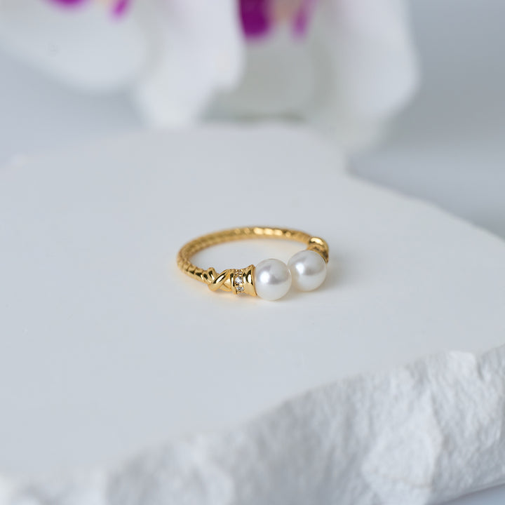 Asian Civilisations Museum Top Grade Freshwater Pearl Ring WR00321 | ACM Collection - PEARLY LUSTRE