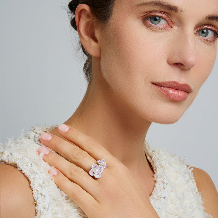 Top Grade Freshwater Pearl Rings WR00326 | GARDENS - PEARLY LUSTRE