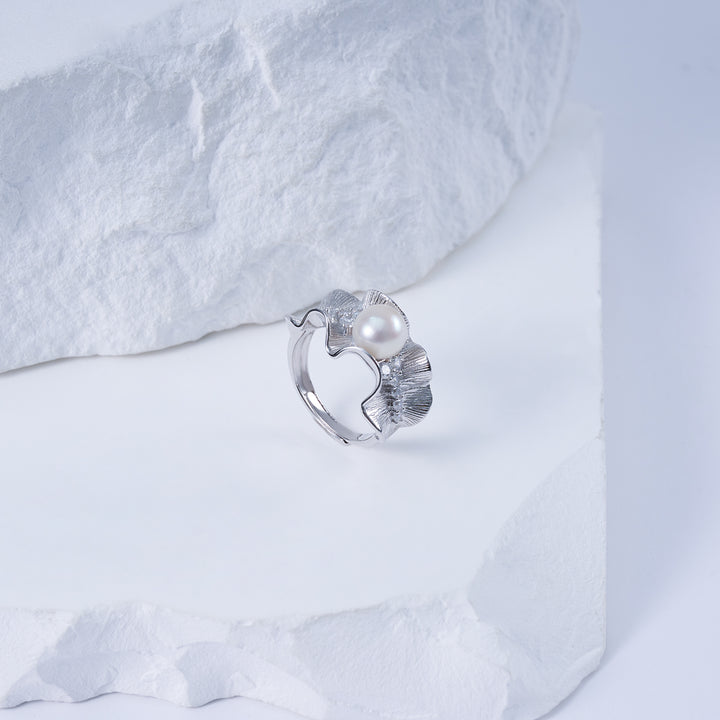 Top Grade Freshwater Pearl Ring WR00333 - PEARLY LUSTRE