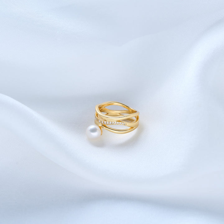 Top Grade Freshwater Pearl Ring WR00334 | CONNECT - PEARLY LUSTRE