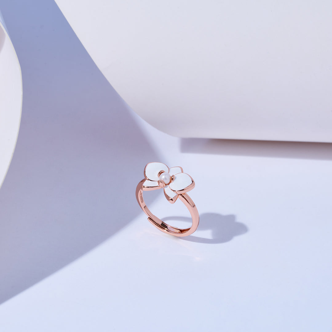 Top Grade Freshwater Pearl Rings WR00369 | ORCHID - PEARLY LUSTRE