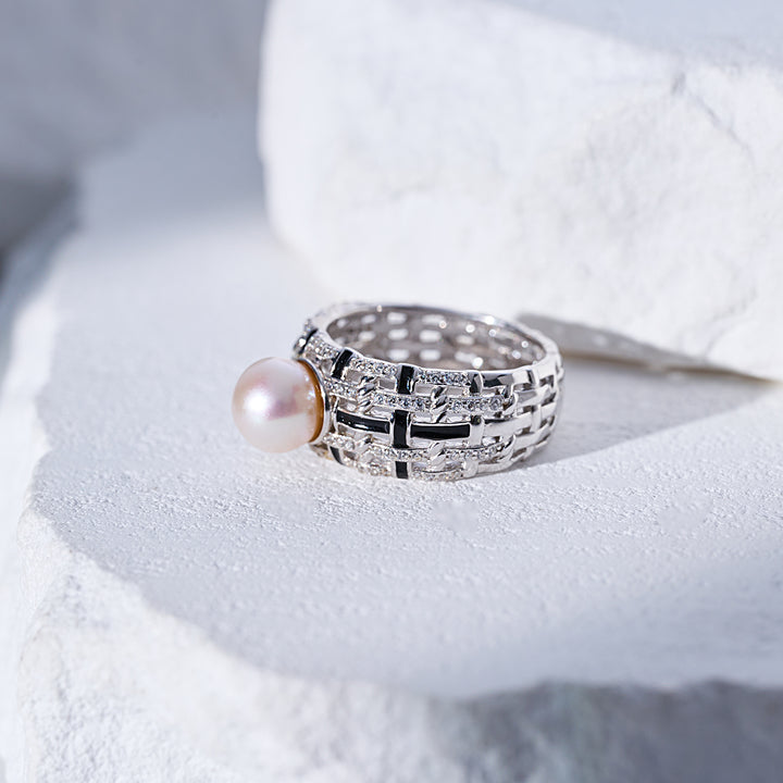 최고급 담수 진주 반지 WR00377 | TWEED