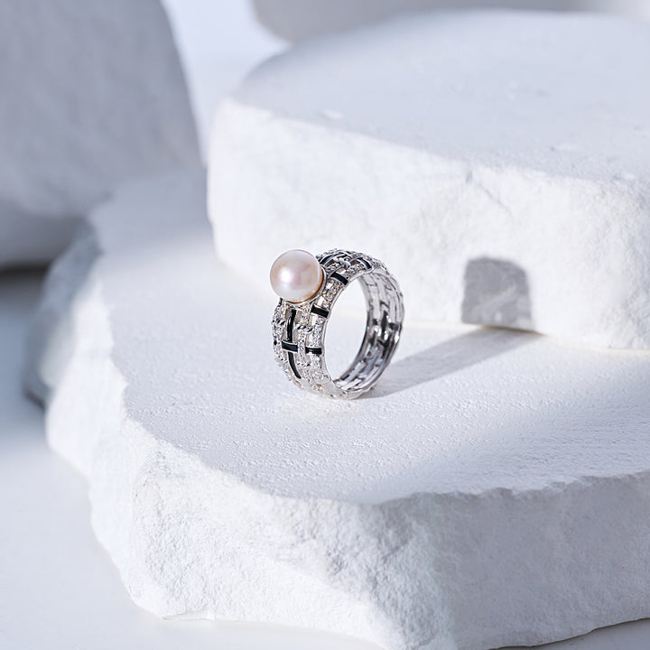 최고급 담수 진주 반지 WR00377 | TWEED