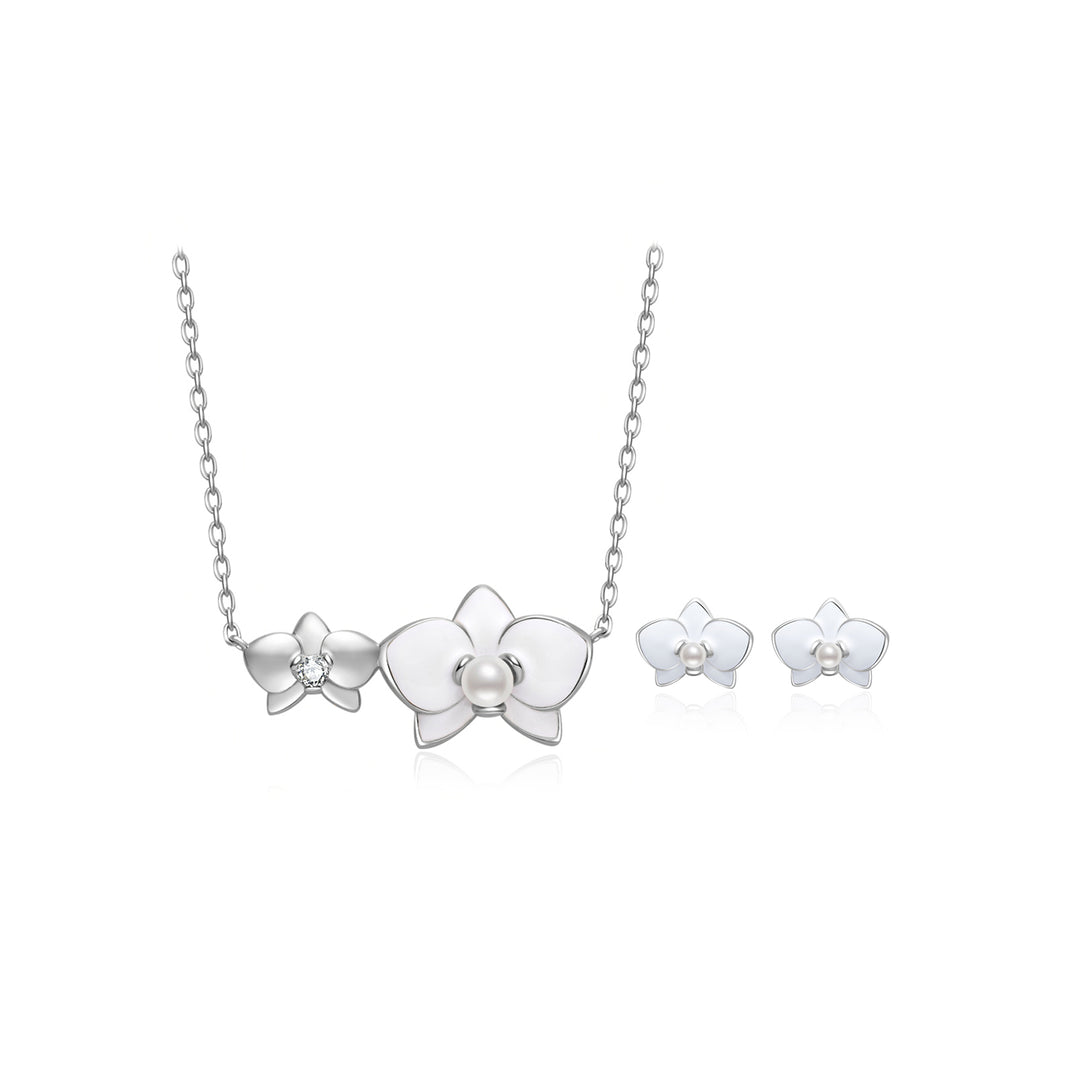 Top Grade Freshwater Pearl Set WS00119 | ORCHID - PEARLY LUSTRE