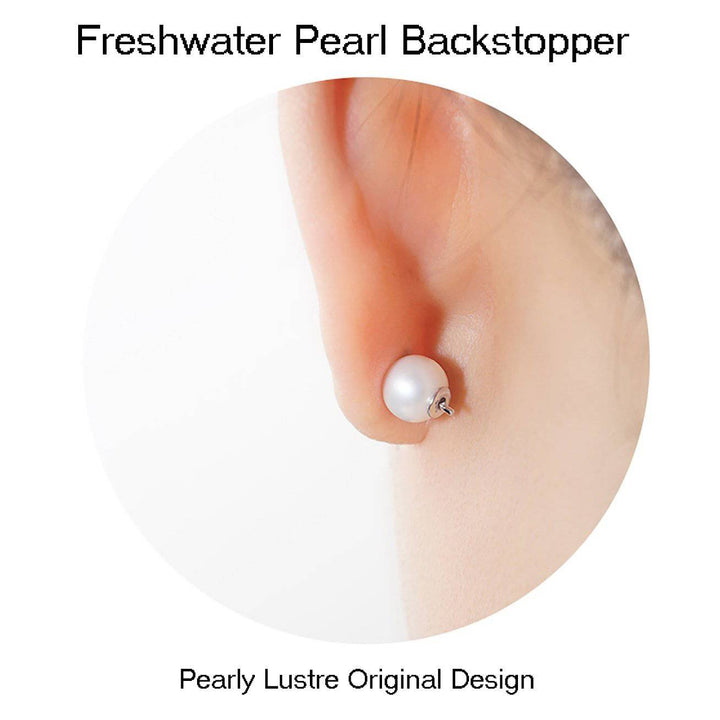 Elegant Freshwater Pearl Earrings WE00037 - PEARLY LUSTRE