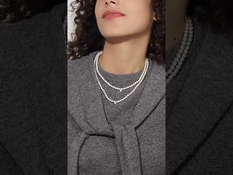 Collier de perles d'eau douce new-yorkais WN00695