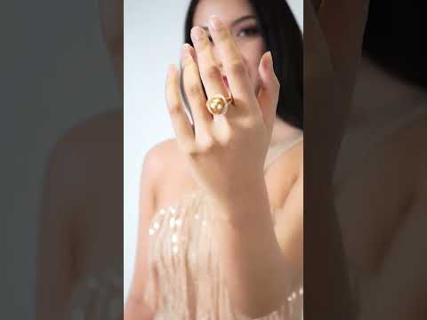 South Sea Golden Pearl Ring WR00254