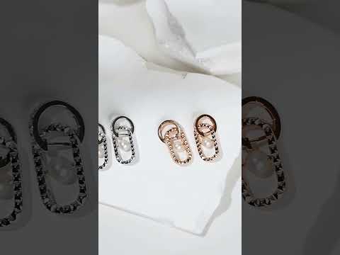 Boucles d'oreilles en perles d'eau douce de qualité supérieure, WE00625 | CONNECTER