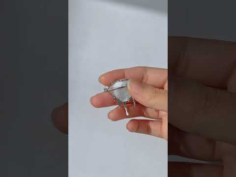 Erstklassige barocke Süßwasserperlenbrosche WC00061 | FLÜSSIGKEIT