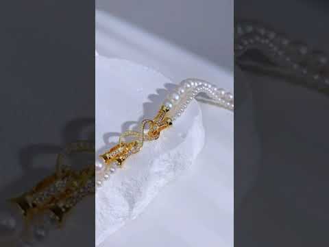 Collier élégant de perles d'eau douce multi-styles WN00582