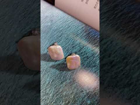 ต่างหูไข่มุกบาร็อค WE00641