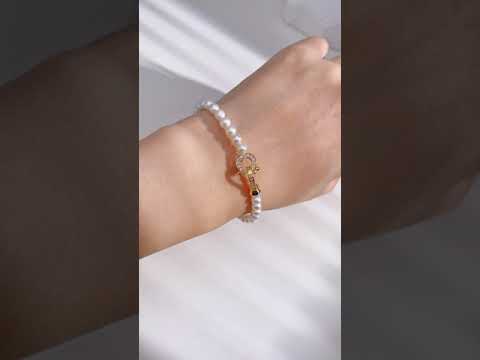 Bracelet de perles d'eau douce Top Lustre WB00198