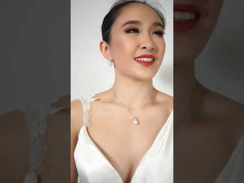 18K Solid Gold Edison Pearl Earrings KE00056