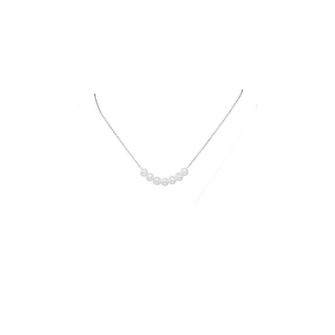 New Yorker Freshwater Pearl Necklace WN00718 - PEARLY LUSTRE
