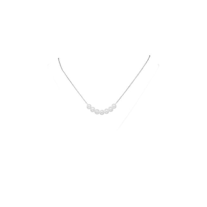 New Yorker Freshwater Pearl Necklace WN00718 - PEARLY LUSTRE