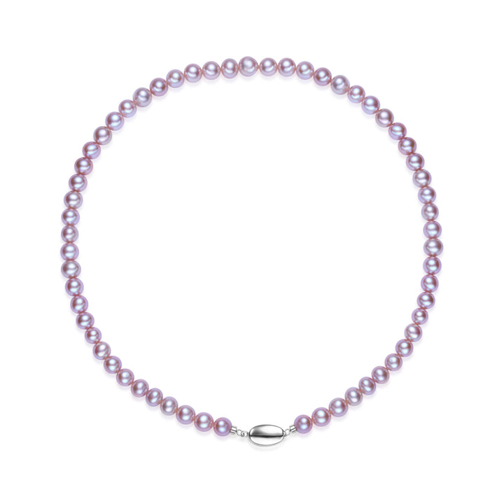 Top Grade Purple Freshwater Pearl Necklace WN00512 - PEARLY LUSTRE