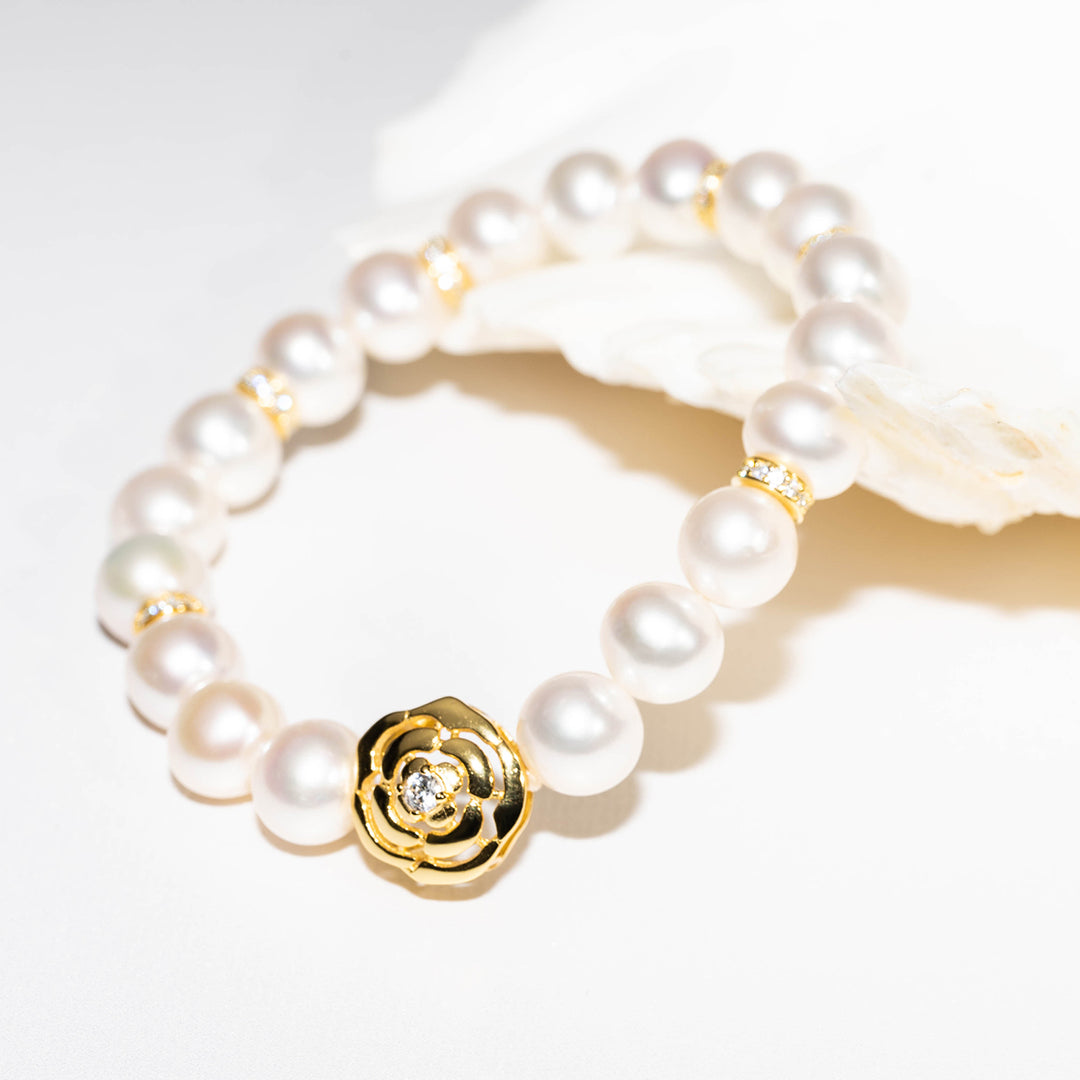 New Yorker Freshwater Pearl Bracelet WB00080 - PEARLY LUSTRE