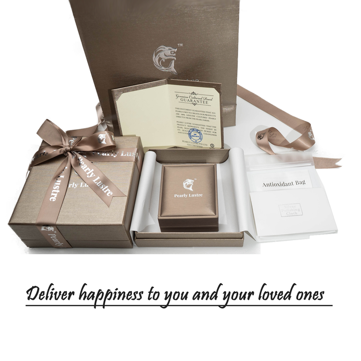 Elegant Freshwater Pearl Earrings WE00266 - PEARLY LUSTRE