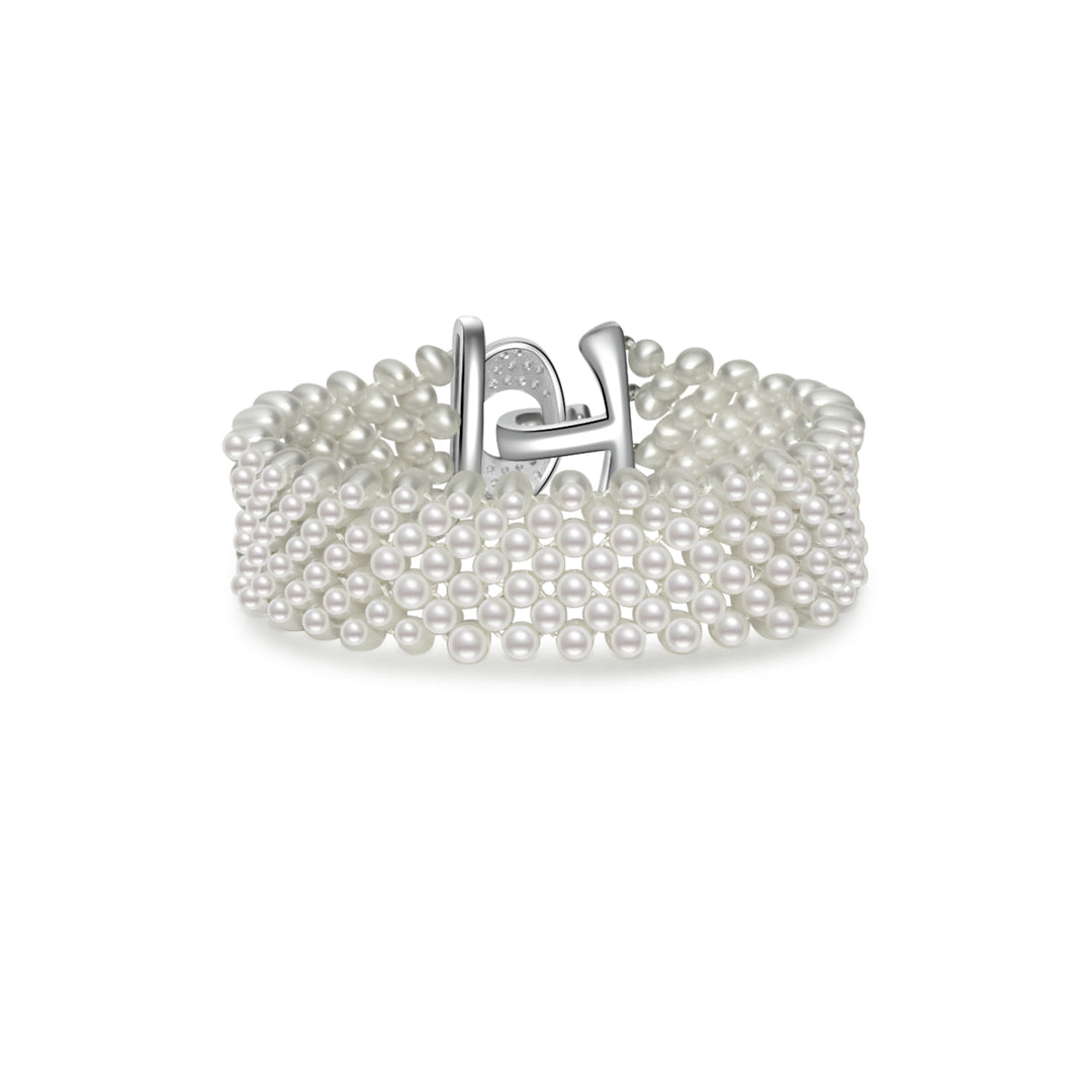 Elegant Freshwater Pearl Bracelet WB00156 - PEARLY LUSTRE