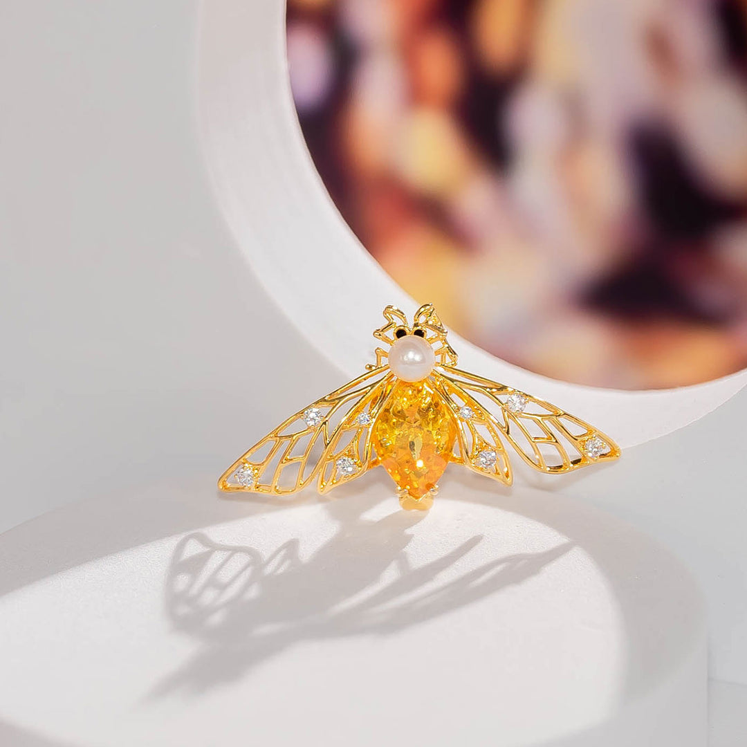 Passion for Life Freshwater Pearl Brooch WC00040 - PEARLY LUSTRE