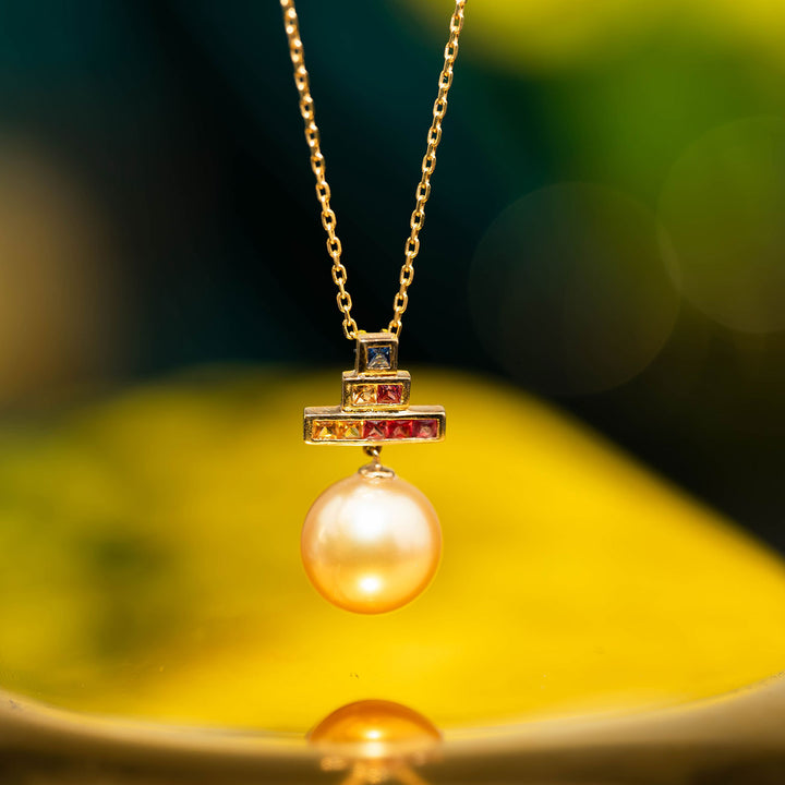 Elegant Pearl Necklace WN00252 - PEARLY LUSTRE