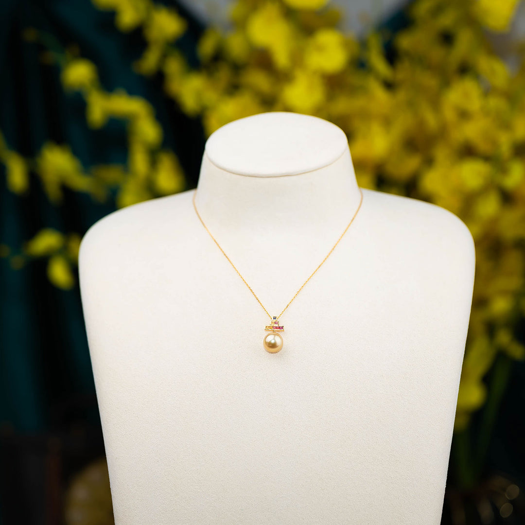 Elegant Pearl Necklace WN00252 - PEARLY LUSTRE