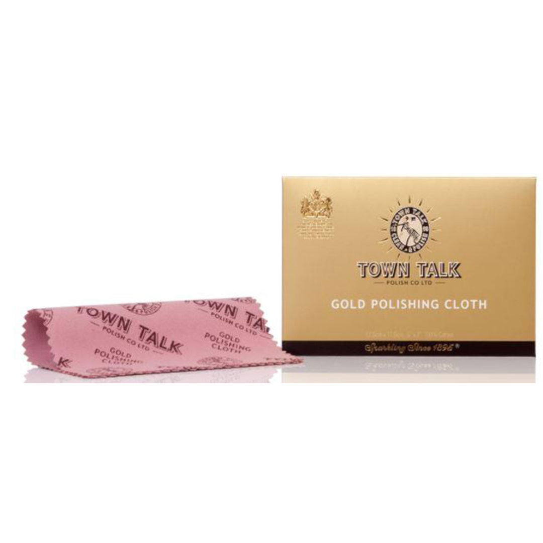 TOWN TALK GOLD POLISHING CLOTHS 12.5 cm x 17.5 cm JC00005 - PEARLY LUSTRE