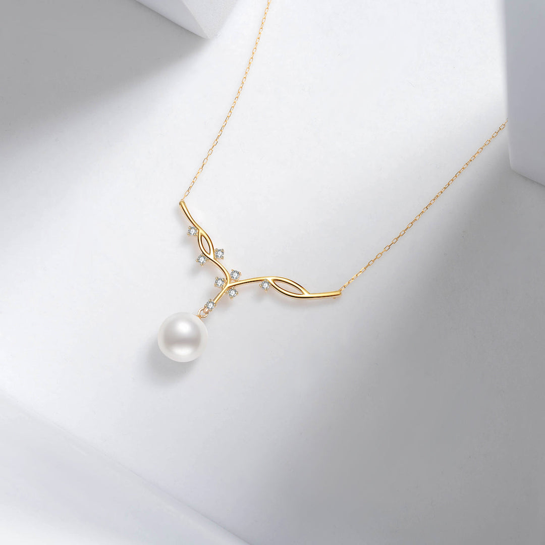 18K Gold Freshwater Pearl Jewelry Set KS00007 | STARRY - PEARLY LUSTRE