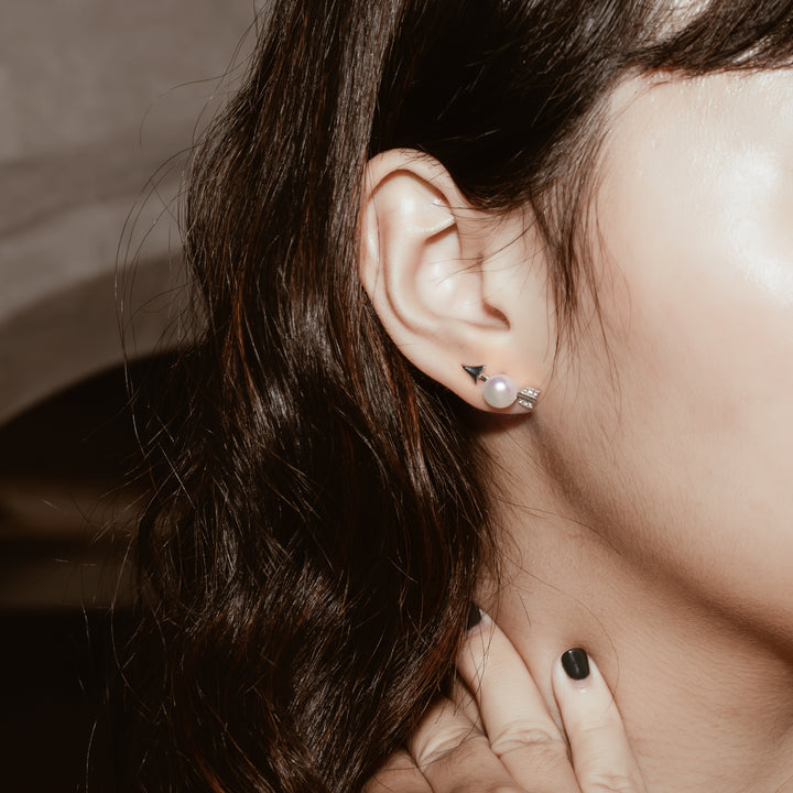 New Yorker Freshwater Pearl Earrings WE00249 - PEARLY LUSTRE