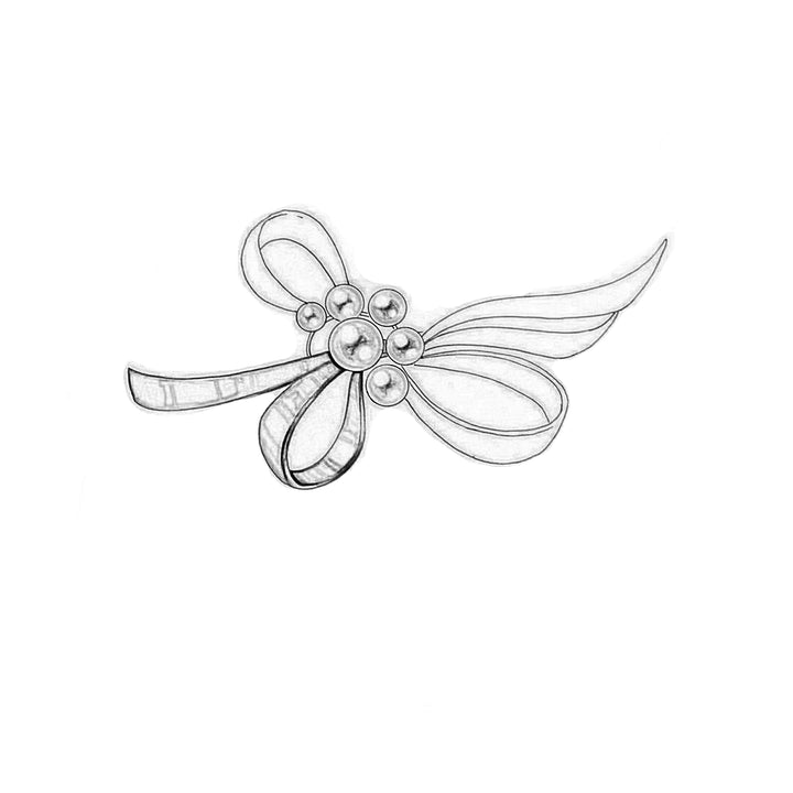 Customization: Pearl Brooch PM00007 - PEARLY LUSTRE