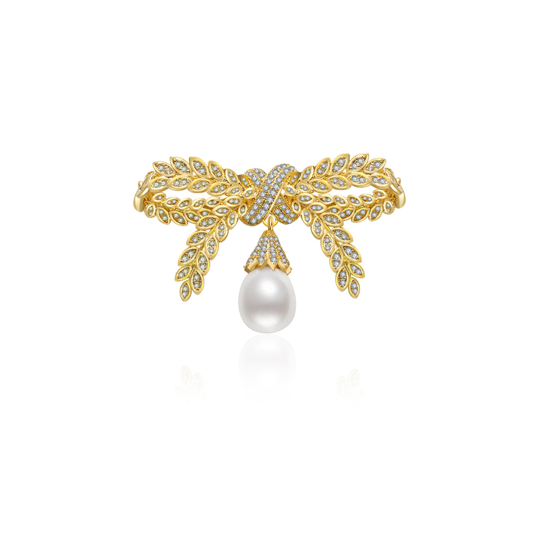 Passion for Life Freshwater Pearl Brooch WC00034 - PEARLY LUSTRE
